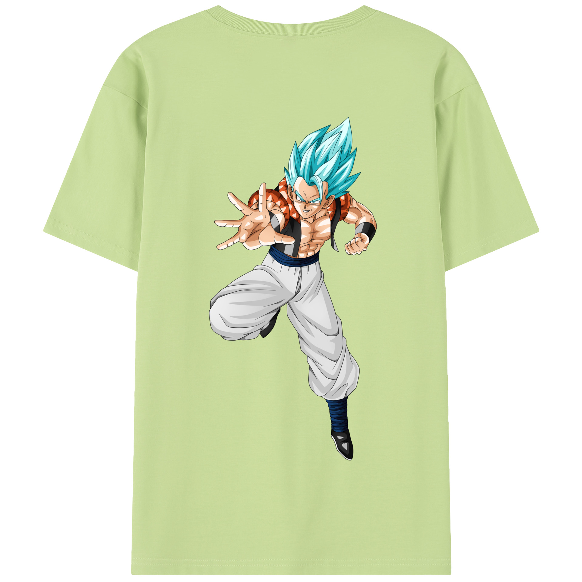 （画像用） ドラゴンボール ベジータ四世（Bejīta Yonsei）DRAGON BALL Vegeta IV 綿100％半袖Tシャツ（背面プリント）